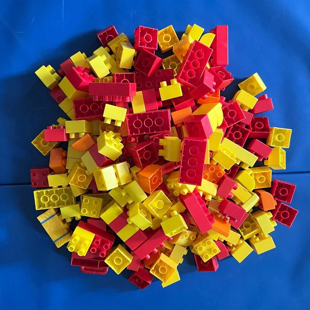 Megablocks red and yellow collection